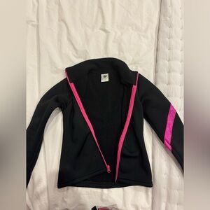 Ny2 Figure Skating Warm up full zip jacket with Polartec fleece. Child Medium